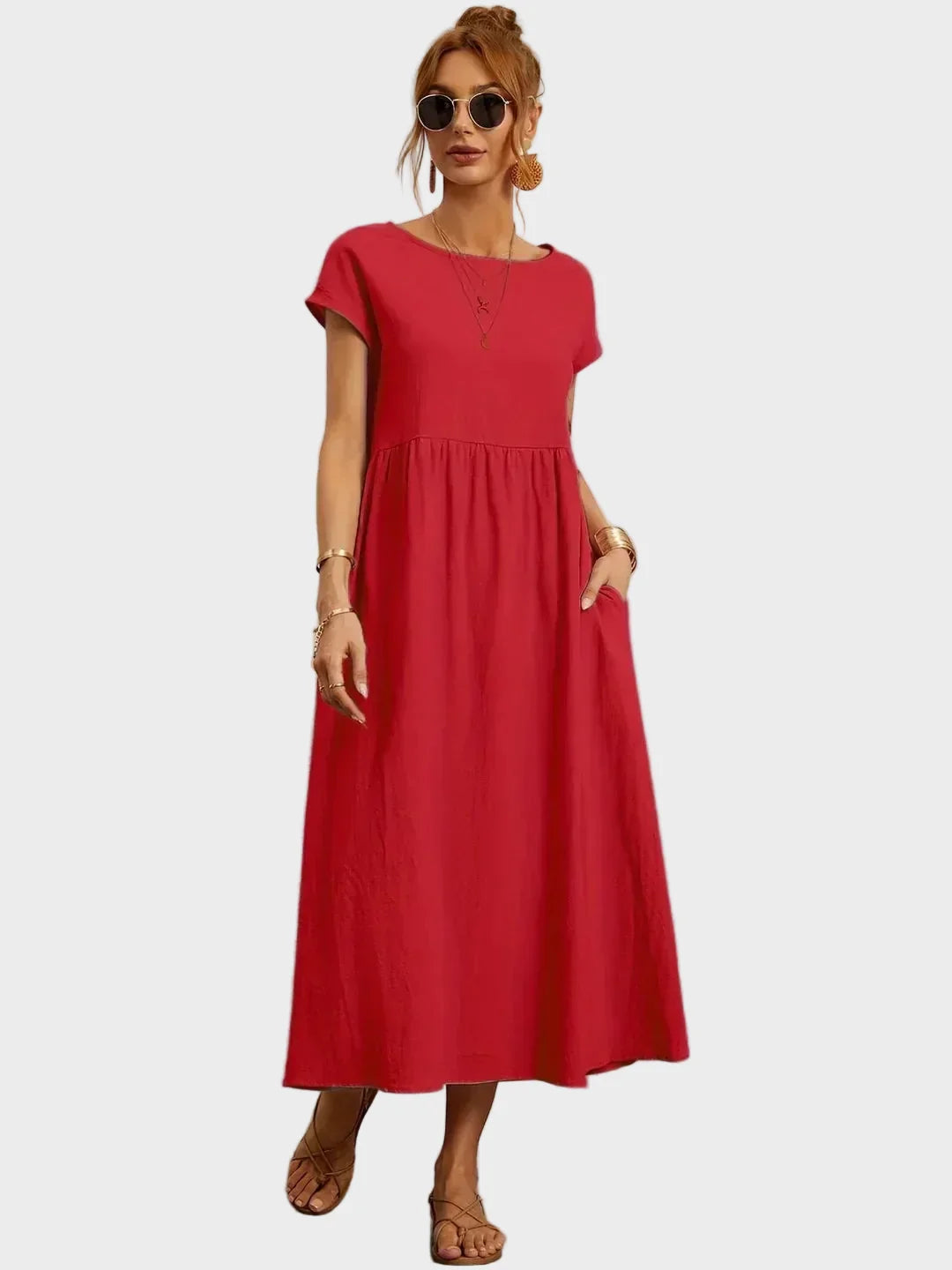 Gabrielle™ — Robe midi au style élégant et intemporel