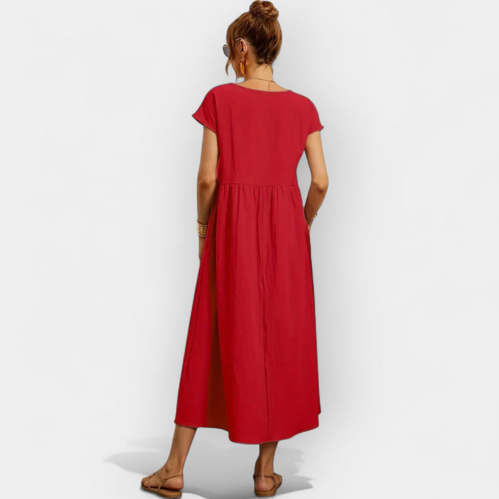 Robes Légères en Coton avec Poches