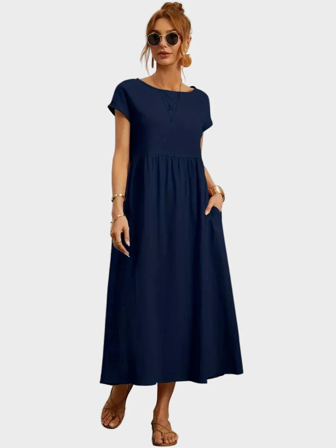 Gabrielle™ — Robe midi au style élégant et intemporel