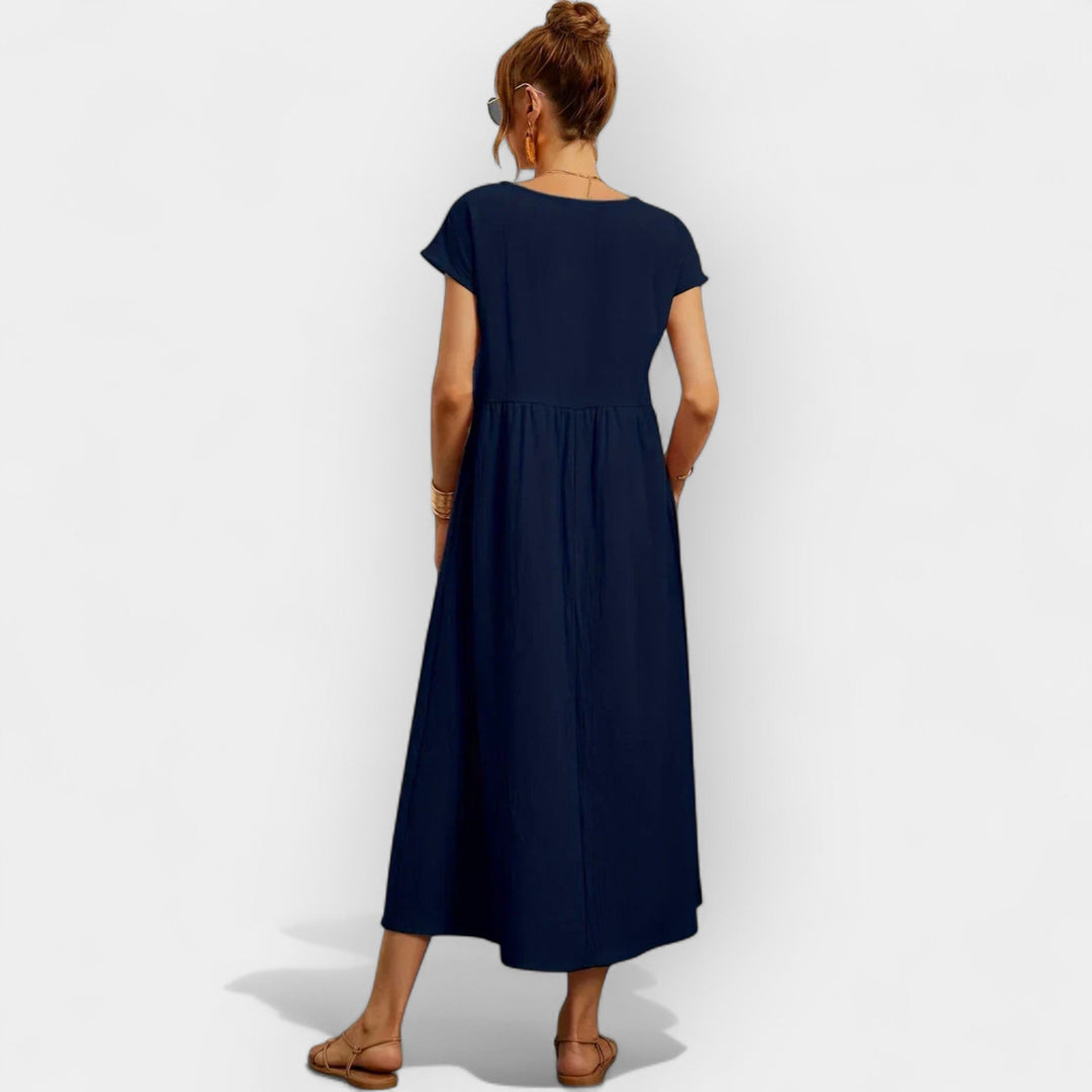 Robes Légères en Coton avec Poches