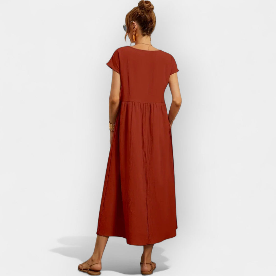 Robes Légères en Coton avec Poches