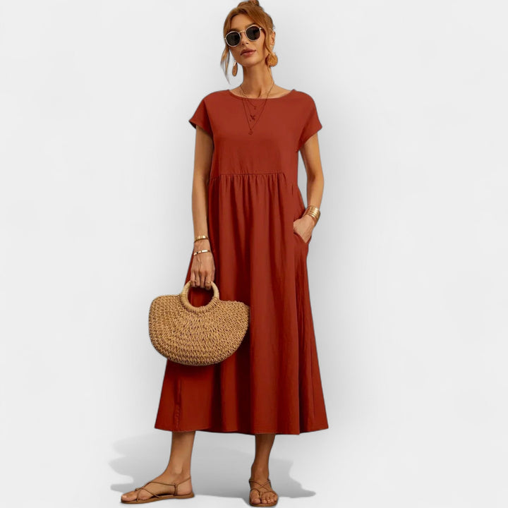 Robes Légères en Coton avec Poches