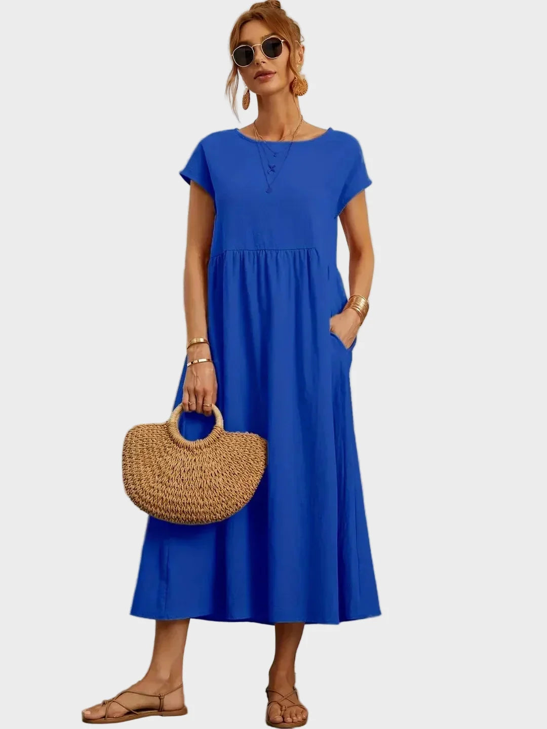 Gabrielle™ — Robe midi au style élégant et intemporel