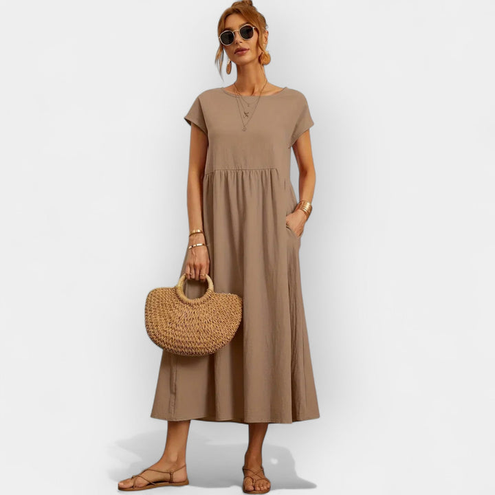 Robes Légères en Coton avec Poches