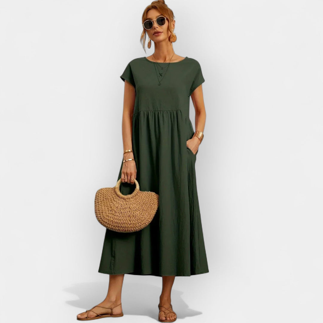 Robes Légères en Coton avec Poches