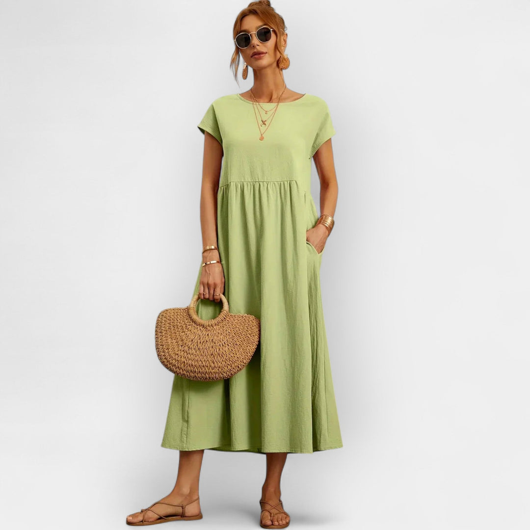 Robes Légères en Coton avec Poches