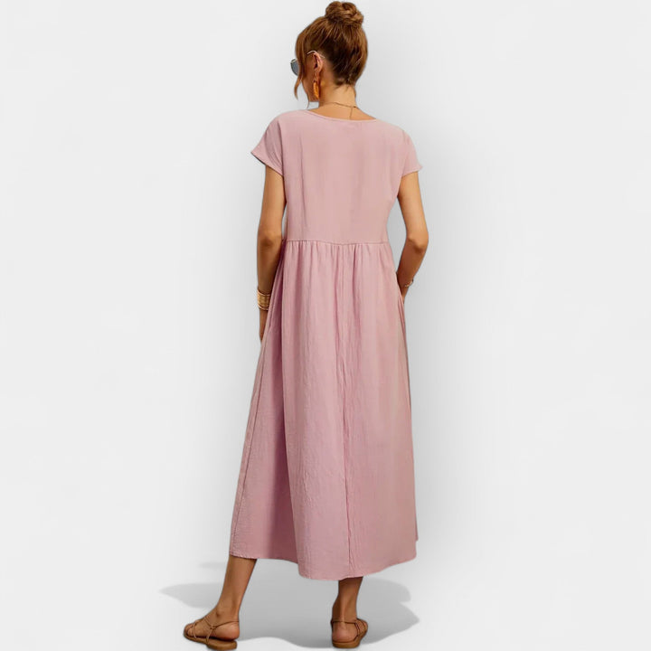 Robes Légères en Coton avec Poches