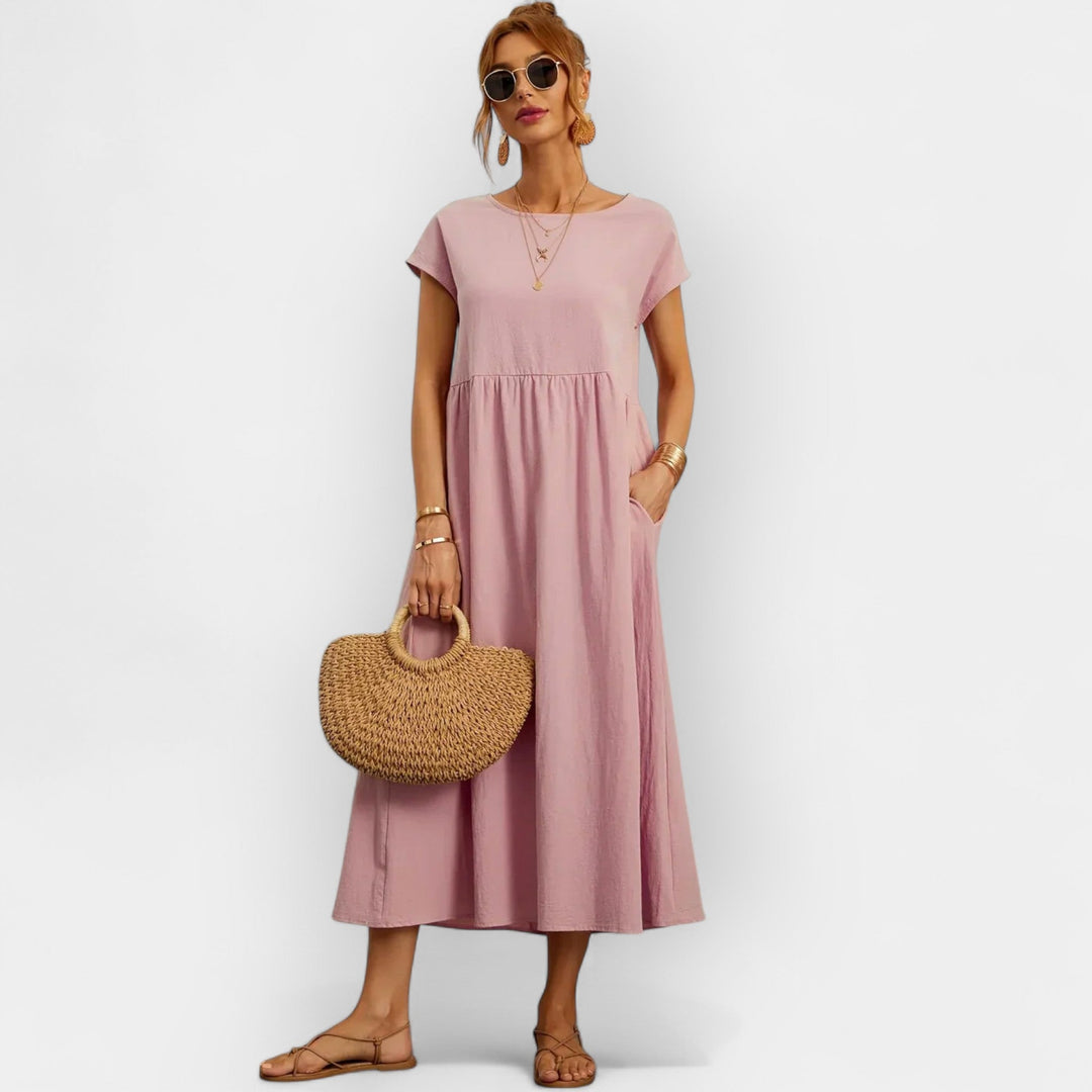 Robes Légères en Coton avec Poches