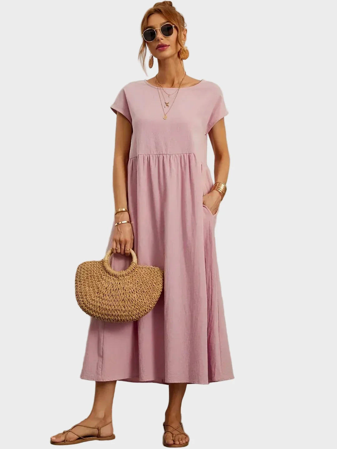 Gabrielle™ — Robe midi au style élégant et intemporel