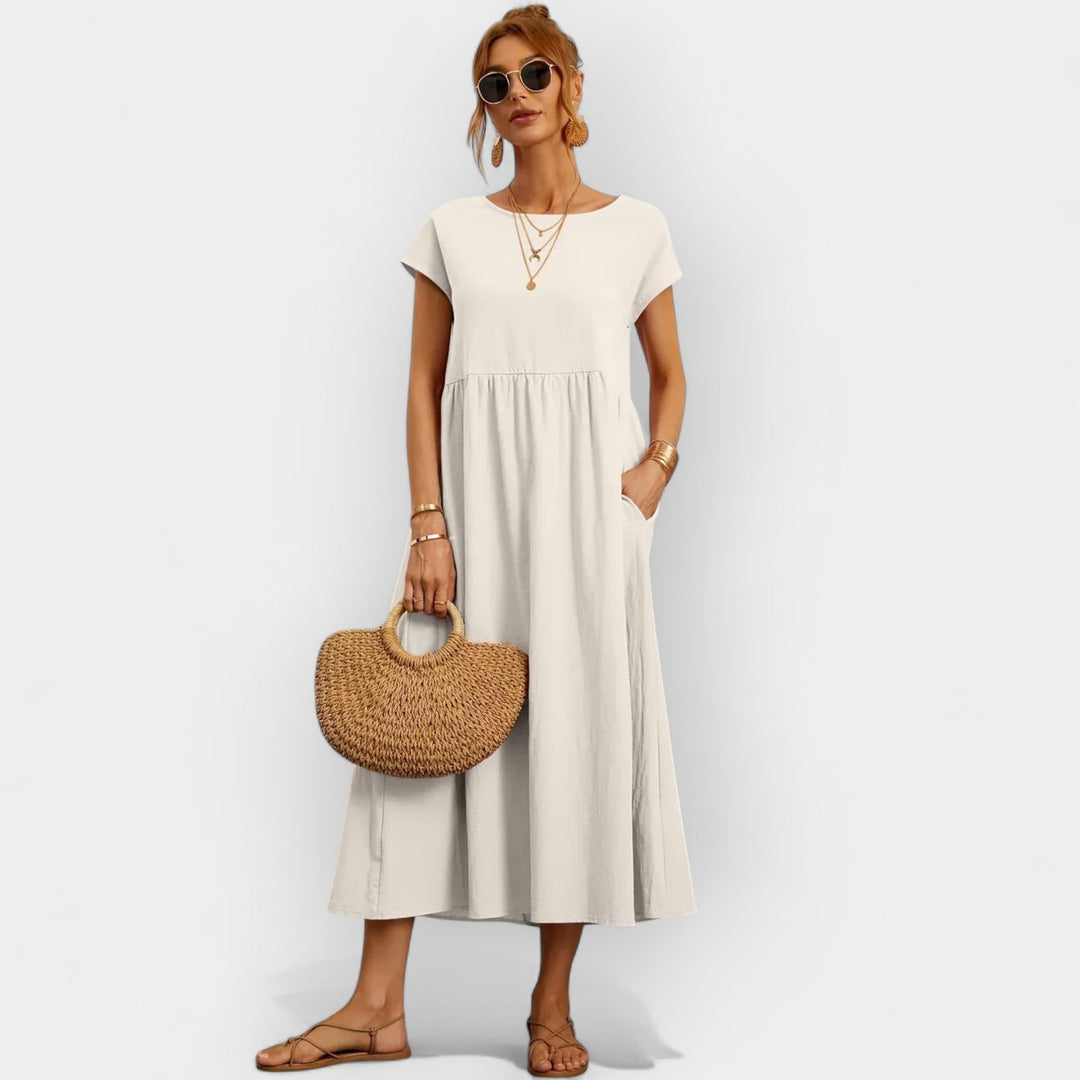 Robes Légères en Coton avec Poches