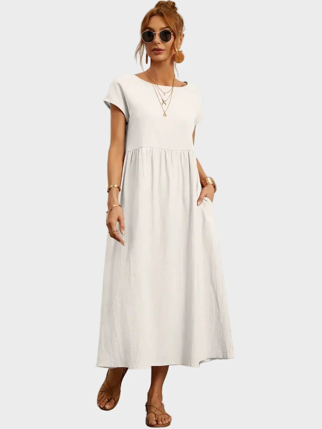 Gabrielle™ — Robe midi au style élégant et intemporel