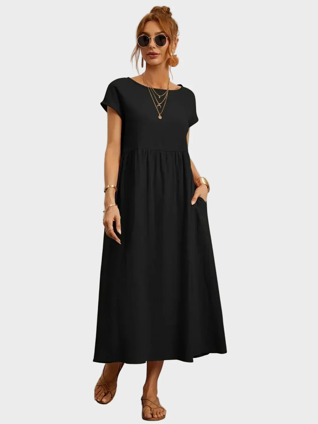 Gabrielle™ — Robe midi au style élégant et intemporel