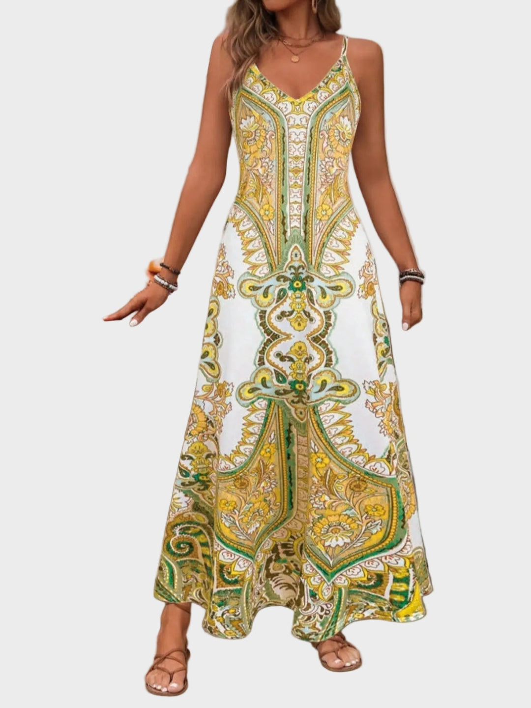 Capucine | Élégantes robes maxi d'été sans manches