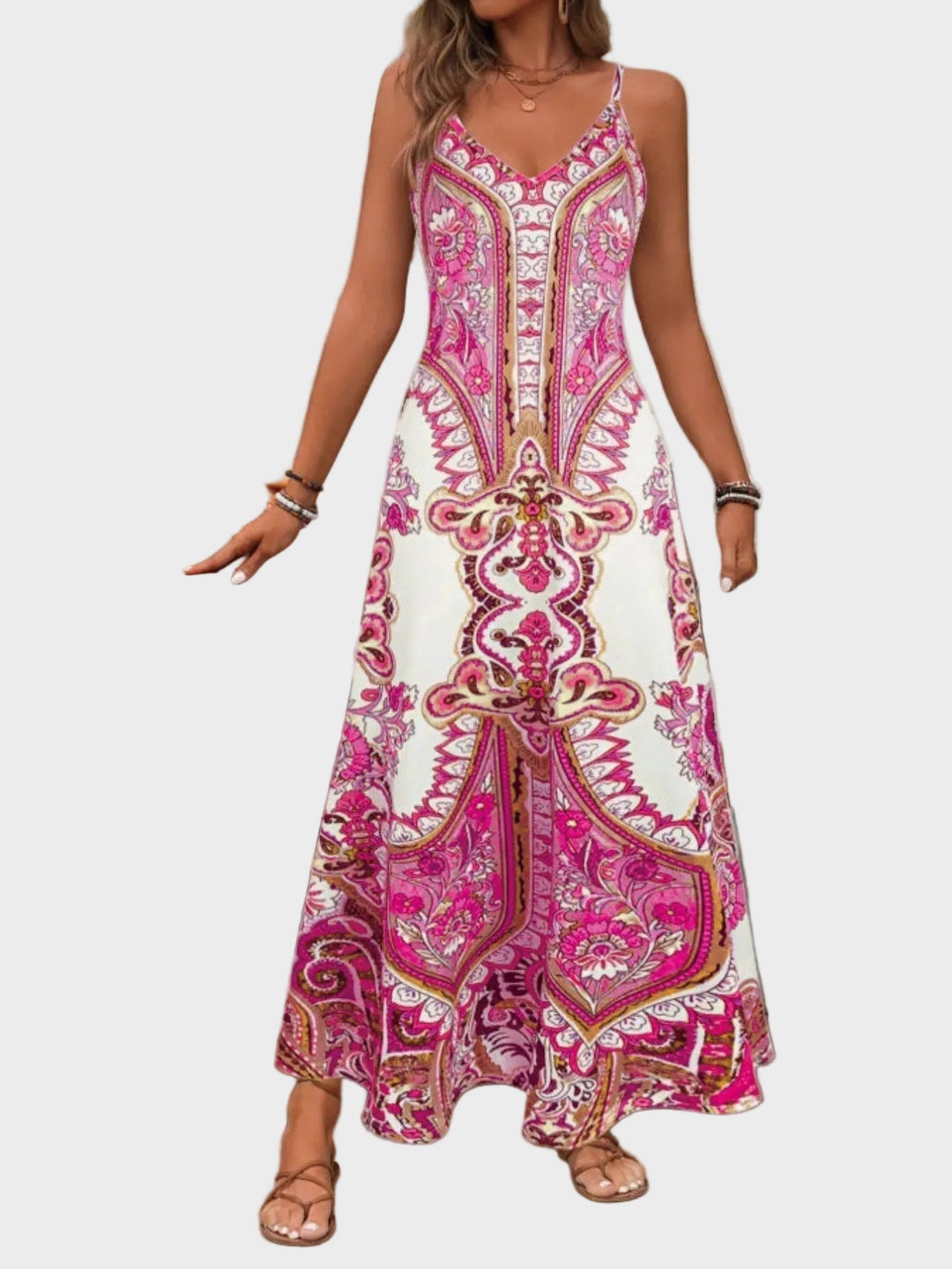 Capucine | Élégantes robes maxi d'été sans manches