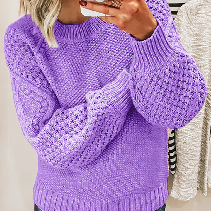 Hedwig | Pull en maille confortable à manches longues pour femme