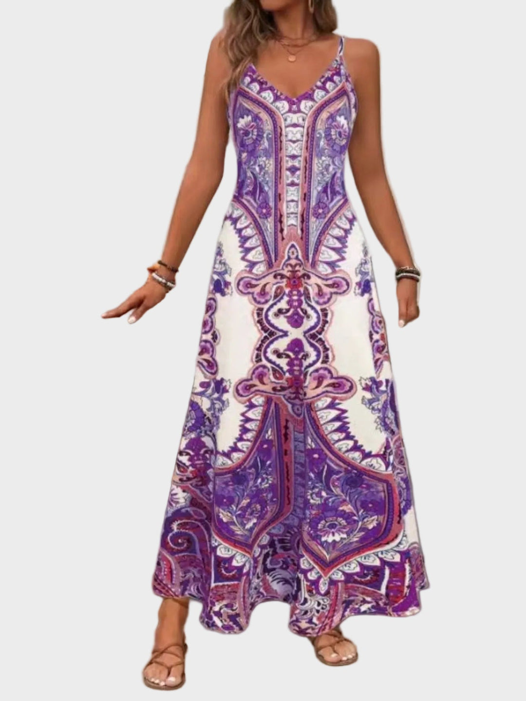 Capucine | Élégantes robes maxi d'été sans manches