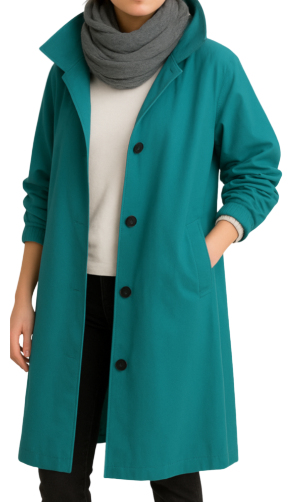 Sanne | Trench-coat Femme Coupe-Vent et Imperméable