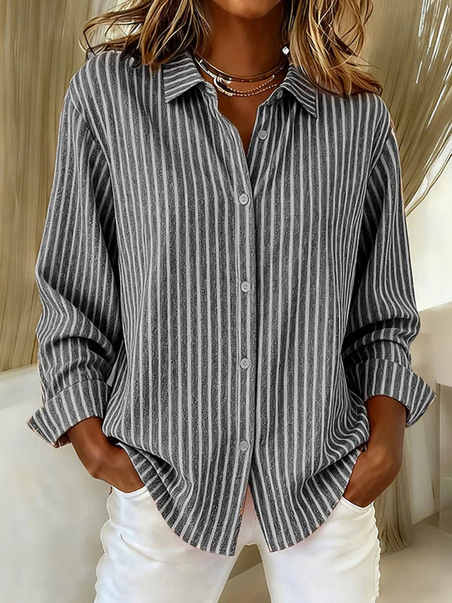 Élise | Cardigan Élégant avec Col Chemise