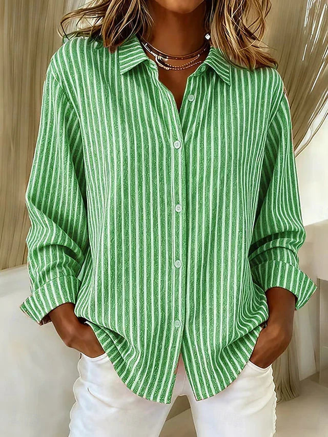 Élise | Cardigan Élégant avec Col Chemise