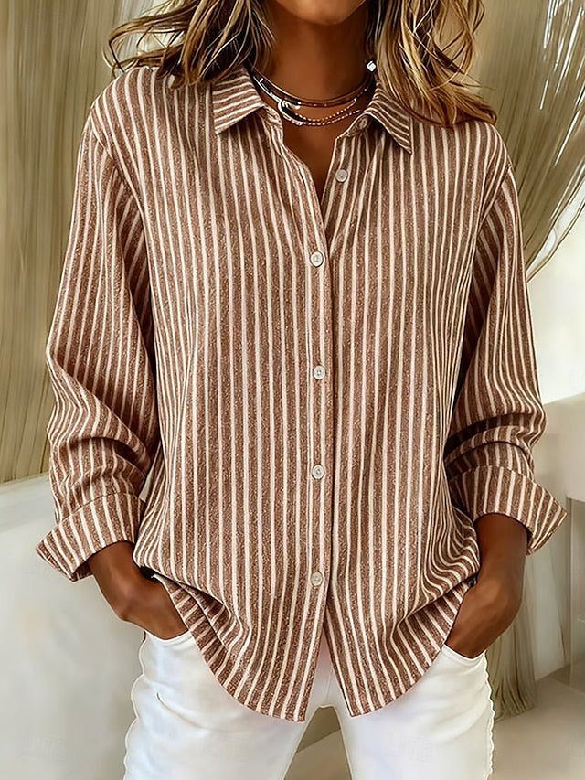 Élise | Cardigan Élégant avec Col Chemise