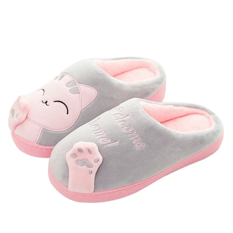 Belinda | Chaussons douillets motif chat pour femme