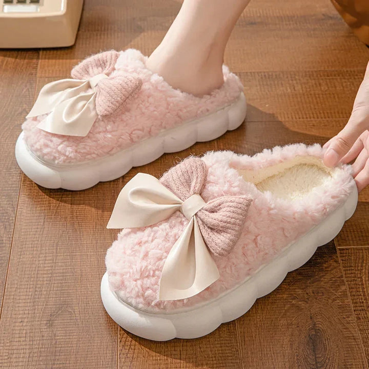 Winona | Chaussons élégants avec nœud pour femme