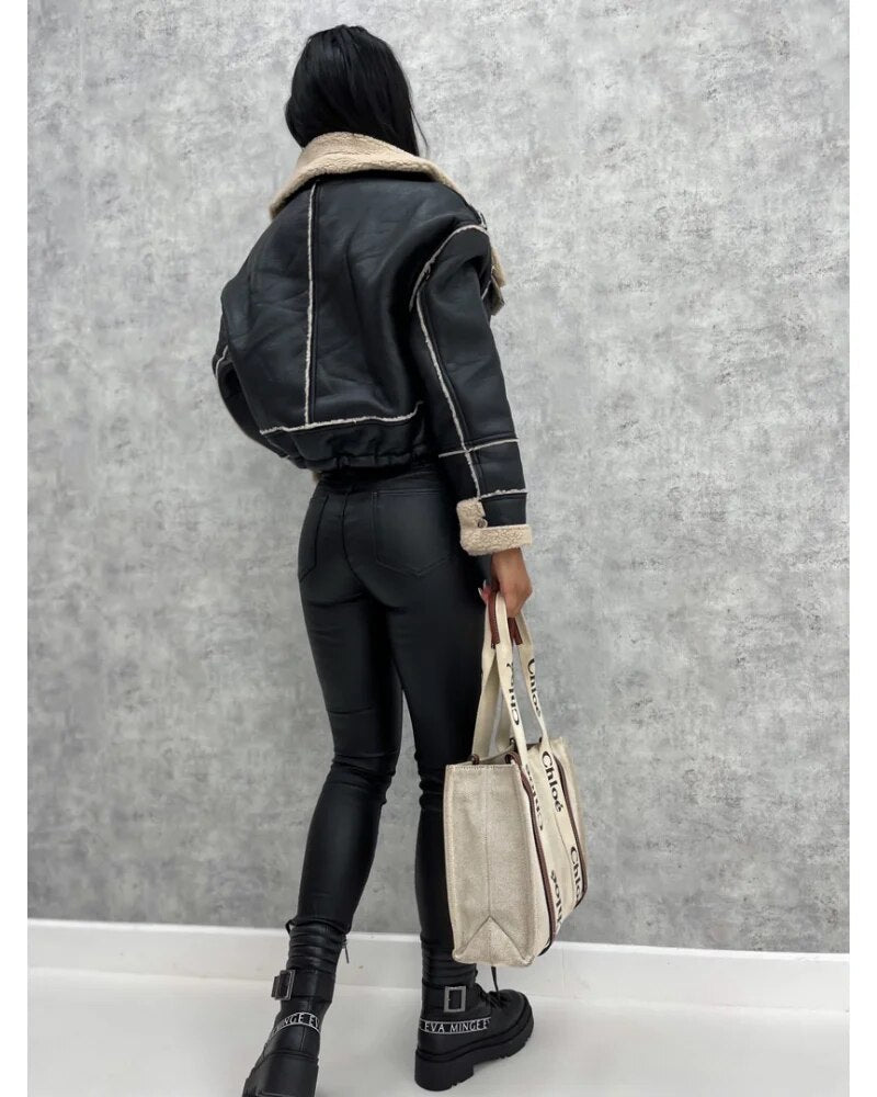 Odalys | Veste en cuir de luxe pour femme