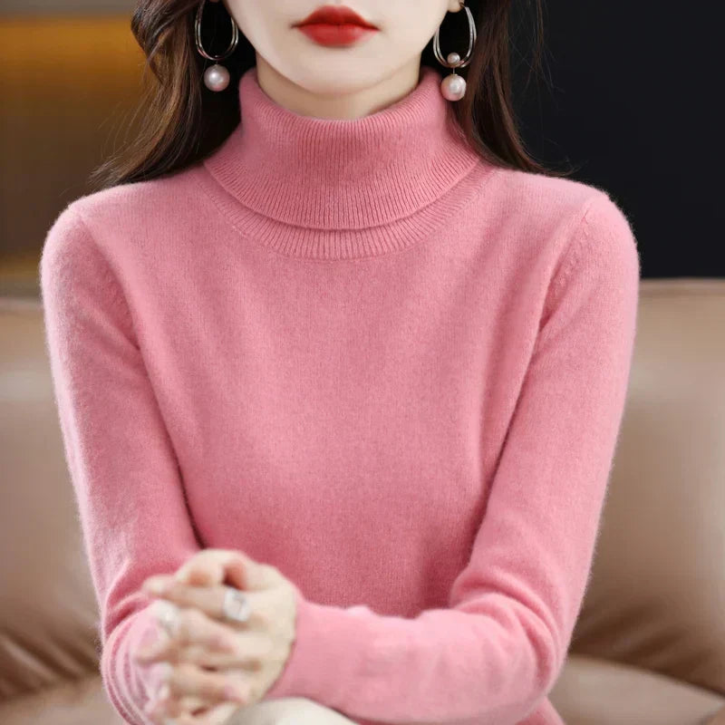 Alix | Pull Élégant col Roulé
