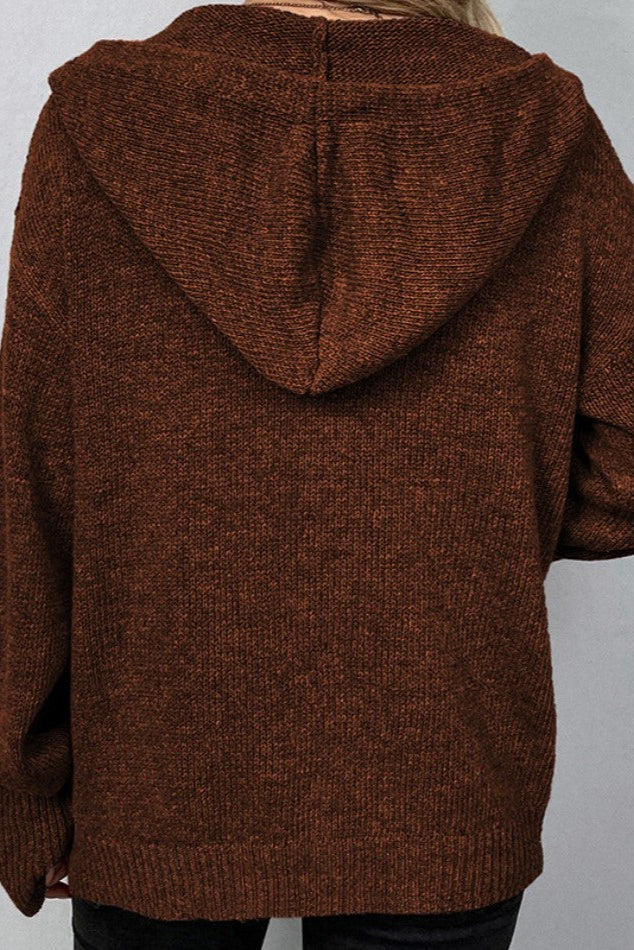 Camille | Cardigan en Tricot à la Ligne Douce