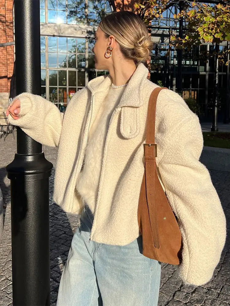 Nereida | Veste courte zippée et col à revers pour femme