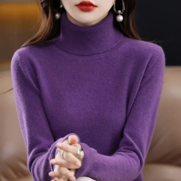 Alix | Pull Élégant col Roulé