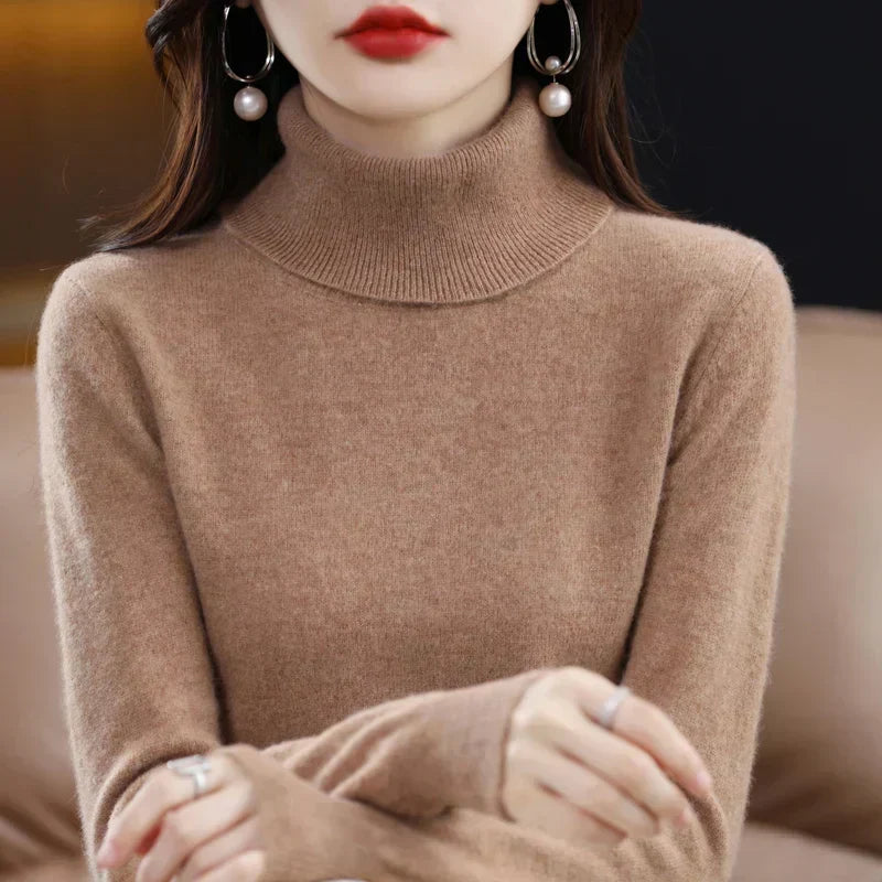 Alix | Pull Élégant col Roulé