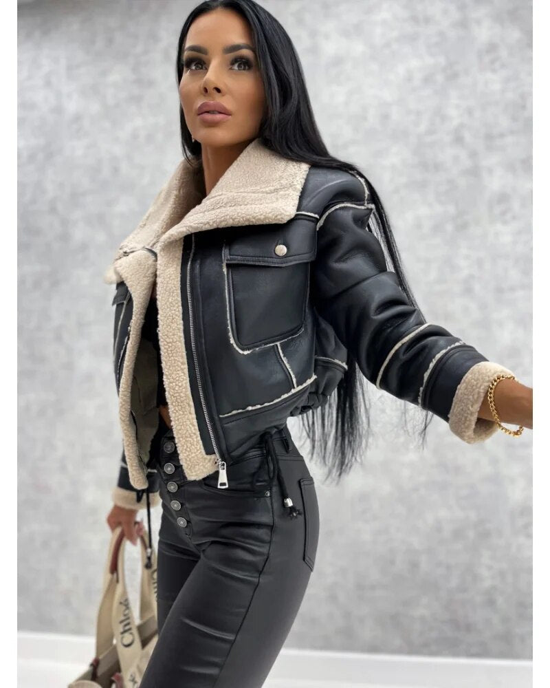 Odalys | Veste en cuir de luxe pour femme