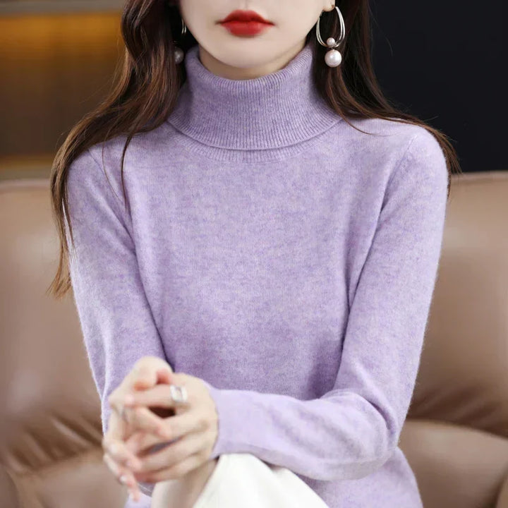 Alix | Pull Élégant col Roulé