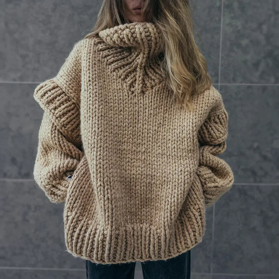 Daisy | Pull col roulé surdimensionné et confortable