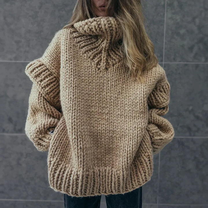 Daisy | Pull col roulé surdimensionné et confortable