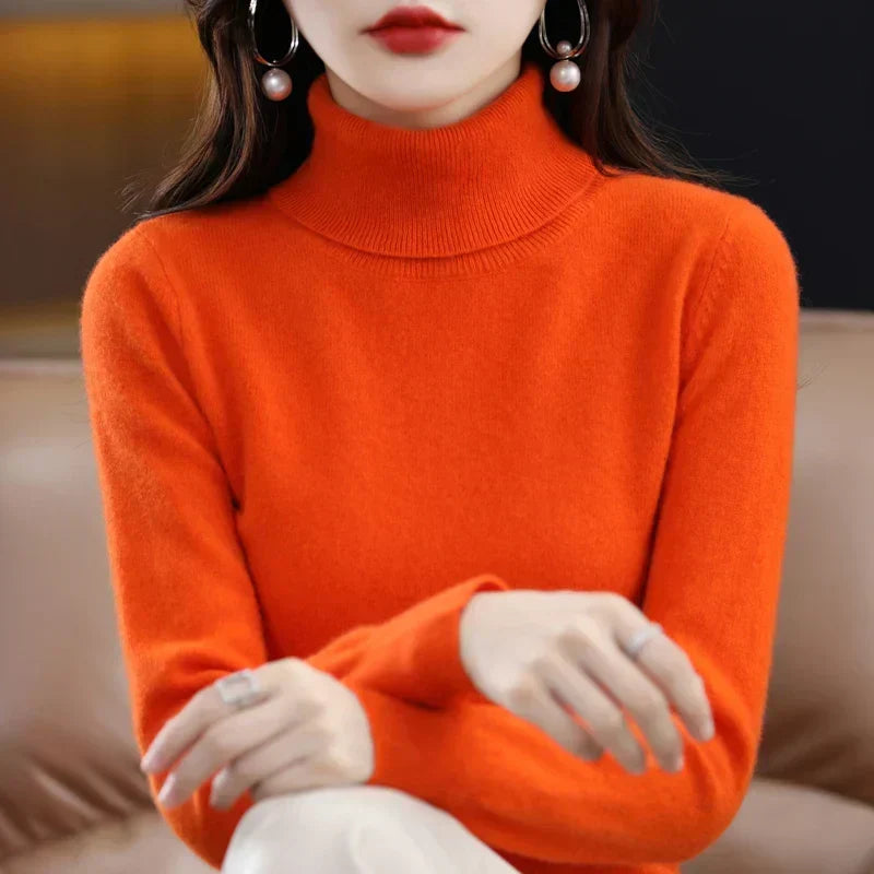 Alix | Pull Élégant col Roulé