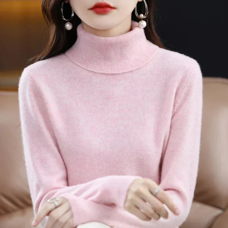 Alix | Pull Élégant col Roulé