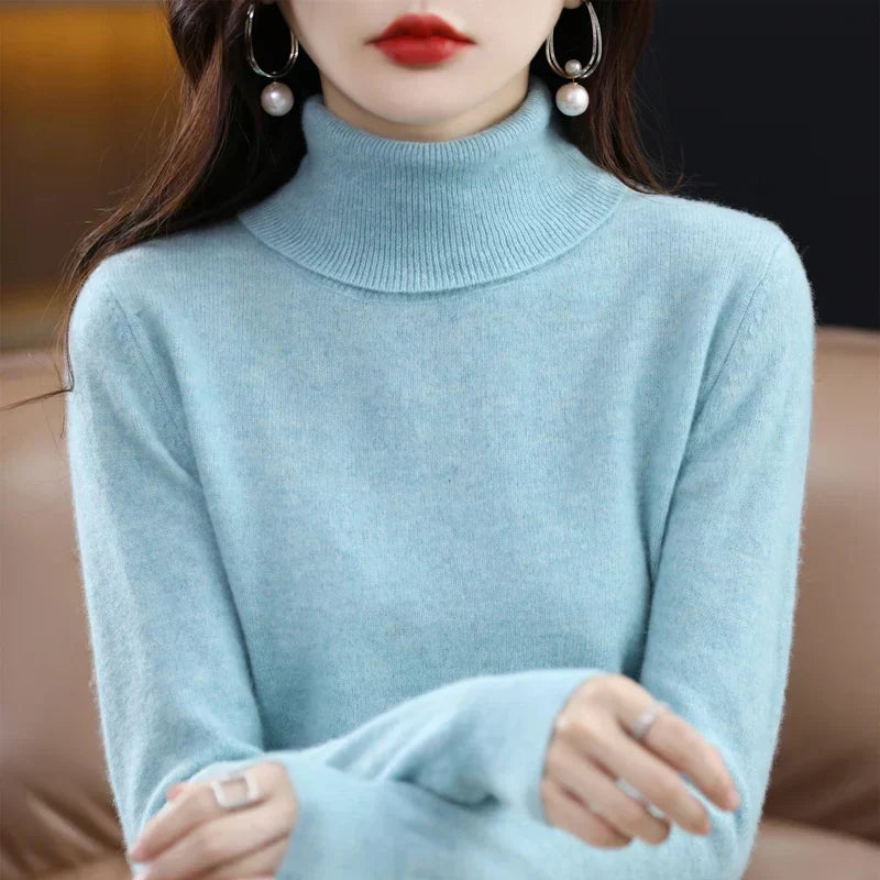 Alix | Pull Élégant col Roulé