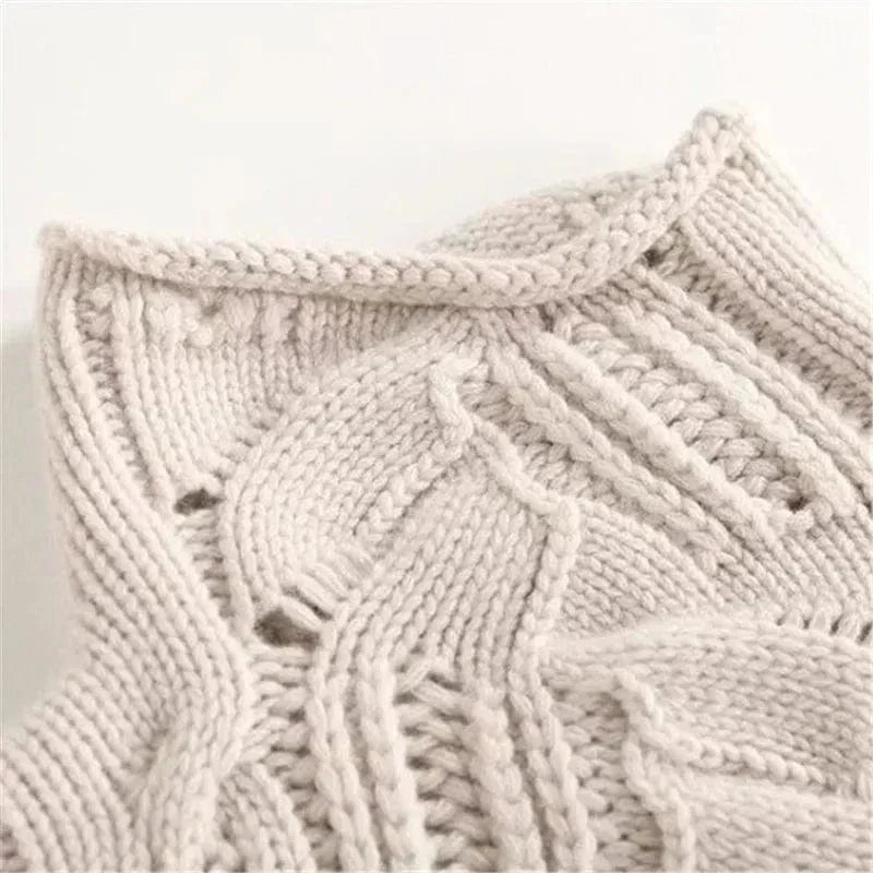 Alix | Pull Enveloppant à Col Roulé
