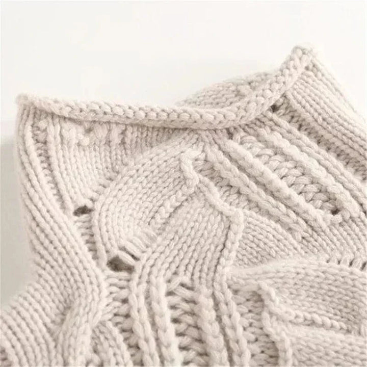 Alix | Pull Enveloppant à Col Roulé