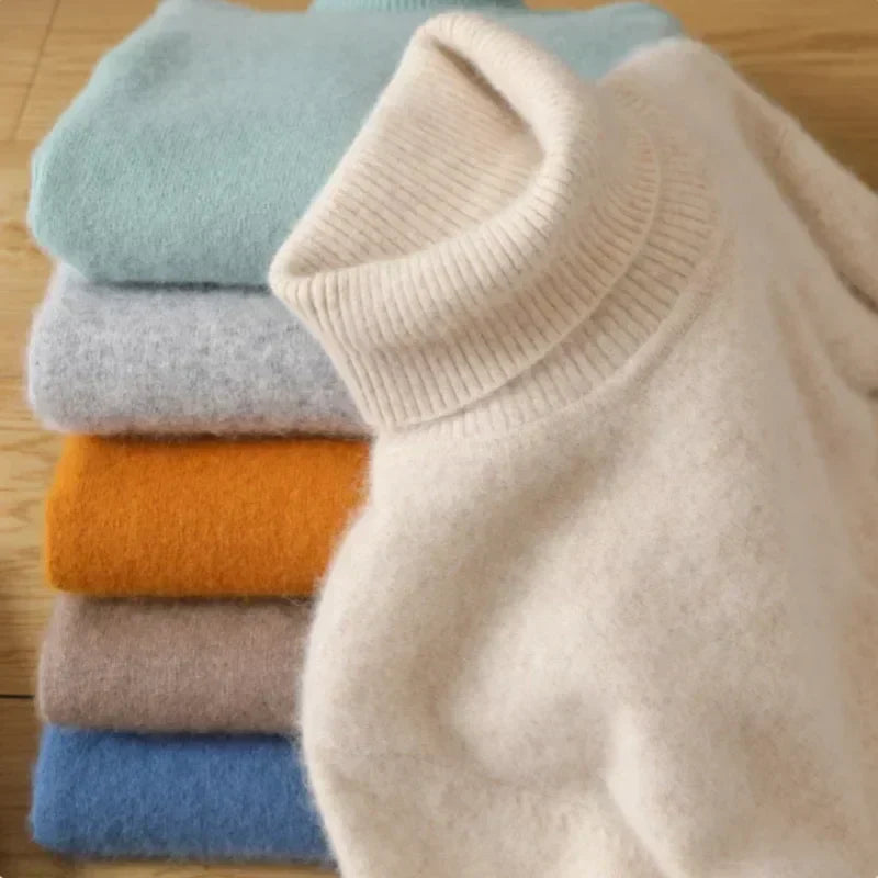 Alix | Pull Élégant col Roulé
