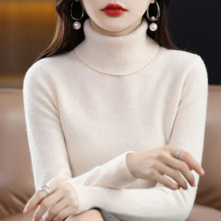Alix | Pull Élégant col Roulé