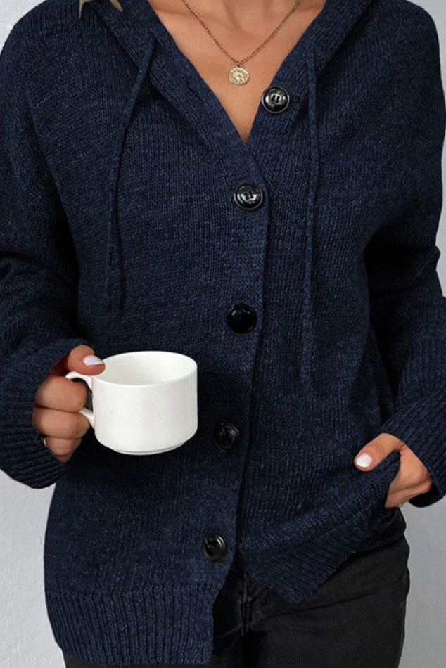 Camille | Cardigan en Tricot à la Ligne Douce