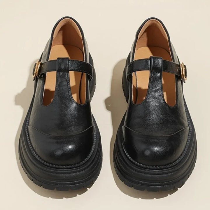 Blythe - Chaussures Mary Jane T-Bar femme à bout rond