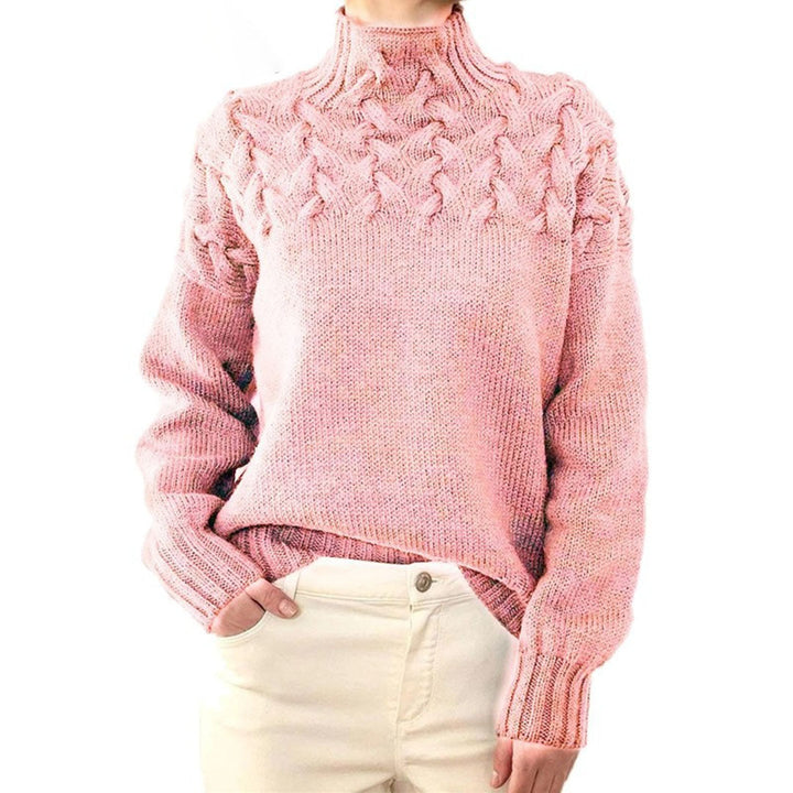 Jacklynn | Pull en maille à col roulé pour l'hiver pour femme