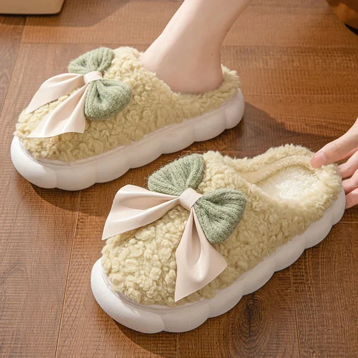 Winona | Chaussons élégants avec nœud pour femme