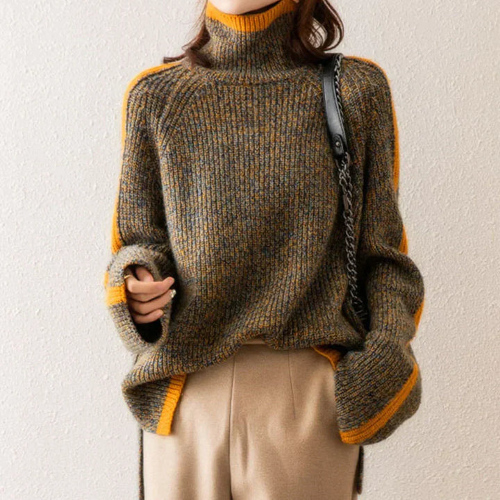 Calista | Pull col roulé élégant pour femme
