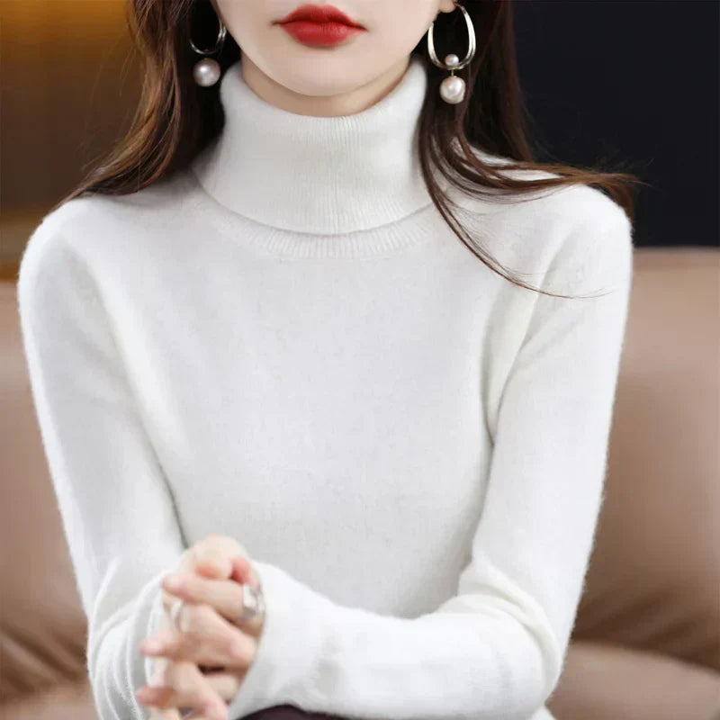 Alix | Pull Élégant col Roulé