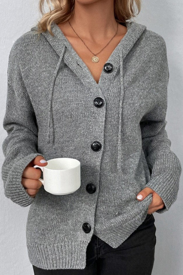 Camille | Cardigan en Tricot à la Ligne Douce
